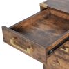 70"Classic and Traditional Executive Desk with Metal Edge Trim ,Writing Desk with 2 file drawers,USB Ports and Outlets,Desk with Hidden Compartment fo